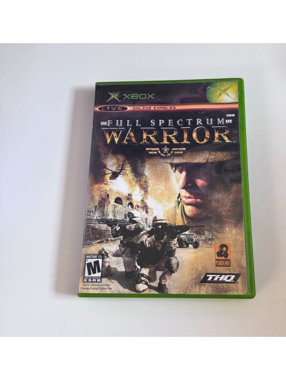 Full Spectrum Warrior Original Xbox Video Game CIB Complete Tested